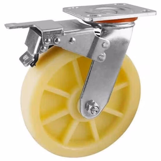Roata pentru carucior rotativa cu frana 125mm 240kg Tolsen 