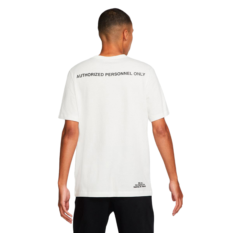 Tricou bărbătesc Nike M NSW TECH AUTH PERSONNEL TEE 2XL Alb photo 2
