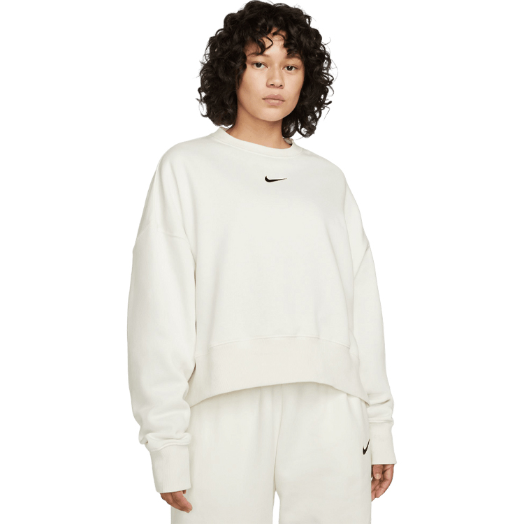 Толстовка Nike W NSW STYLE FLC CREW OOS M Бежевый Женский photo 2