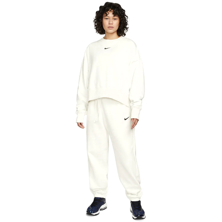 Толстовка Nike W NSW STYLE FLC CREW OOS M Бежевый Женский photo 4