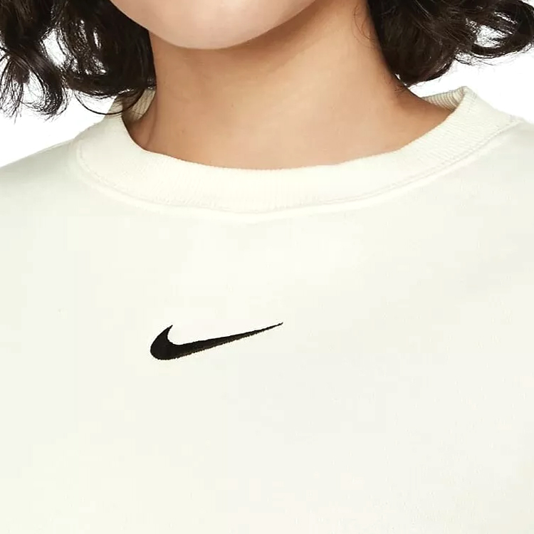 Толстовка Nike W NSW STYLE FLC CREW OOS M Бежевый Женский photo 5