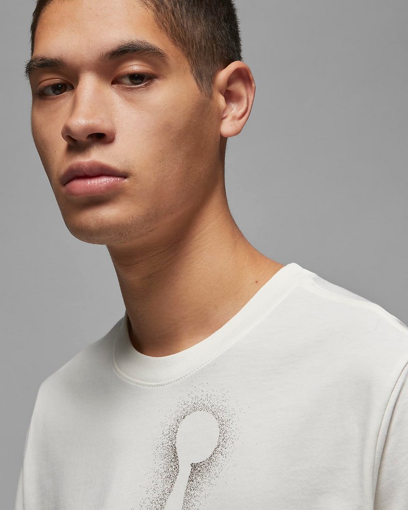 Футболка мужская Nike M J ESS GRAPHIC SS CREW S Бежевый photo 2