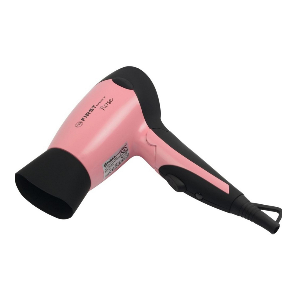 Uscator de par First FA56533 1300W Negru cu roz photo 4