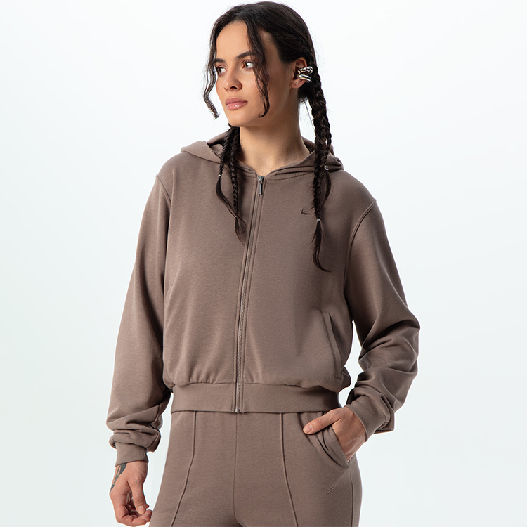 Hanorac Nike W NSW NK CHLL FT FZ HDY S Maro Femei photo 6