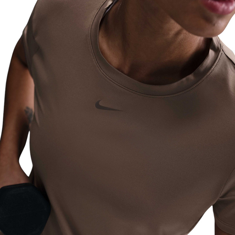 Tricou Nike W NK ONE CLASSIC DF SS TOP / Femei / M / Maro photo 2