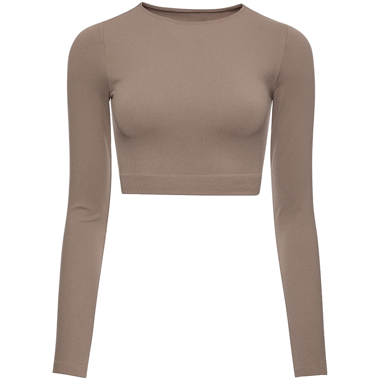 Толстовка Nike W NK INF DF LS TOP / Женский / XXS / Коричневый photo 4