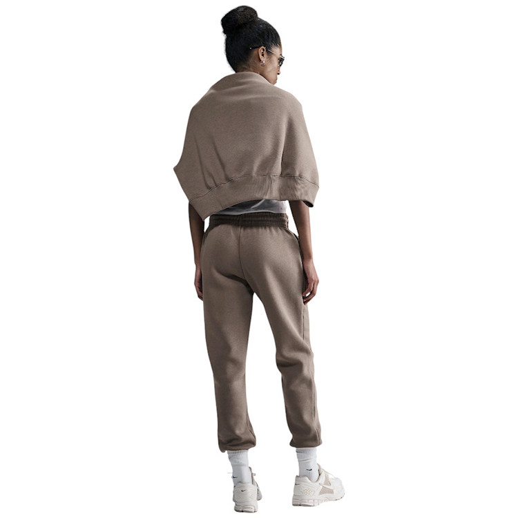 Pantaloni Nike W NSW PHNX FLC MR PANT STD XS Maro Femei photo 4