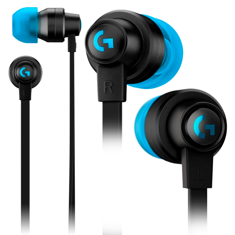 Наушники Logitech G 333 Чёрный с синим Проводные / Игровой / Чёрный с синим photo 9