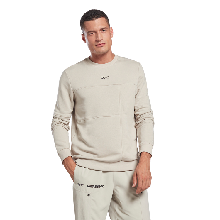 Мужская Толстовка Reebok MYT Minimal Waste C S Бежевый photo 7