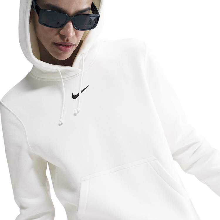 Hanorac Nike W NSW PHNX FLC STD PO HOODIE L Bej Femei photo 4