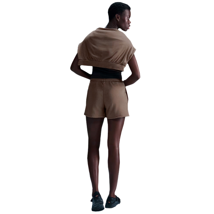 Шорты Nike W NSW NK CHLL FT MR 4IN SHORT XL Коричневый Женский photo 7