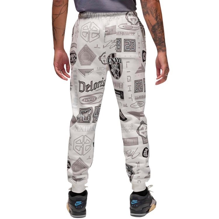Pantaloni Nike M J ESS AOP FLC PANT XL Alb Barbati photo 5