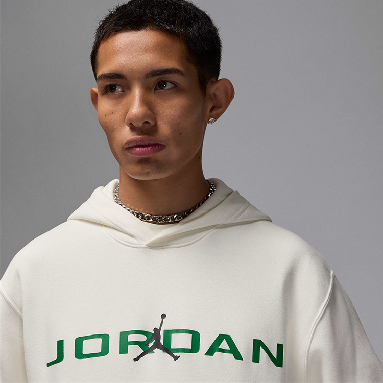 Hanorac pt bărbați Nike M J ESS JD AIR STRCH FLC HDY S Alb photo 8