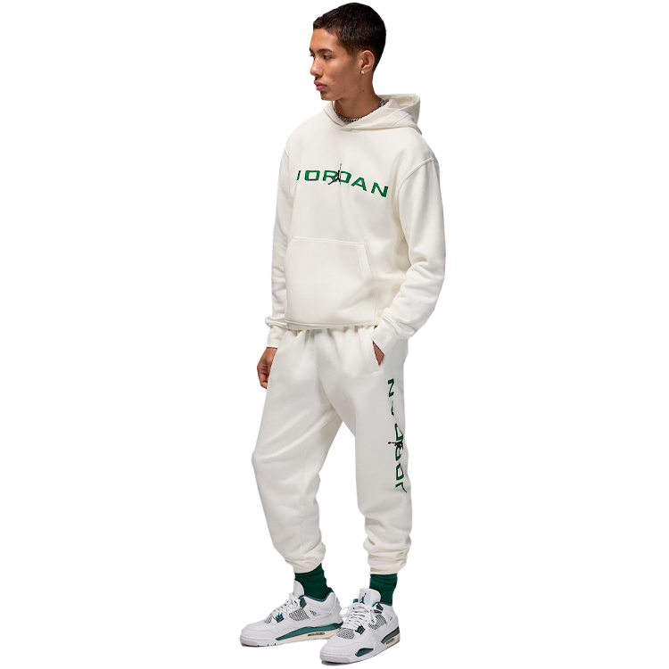 Брюки Nike M J ESS JD AIR STRCH FLC PANT S Белый Мужской photo 4