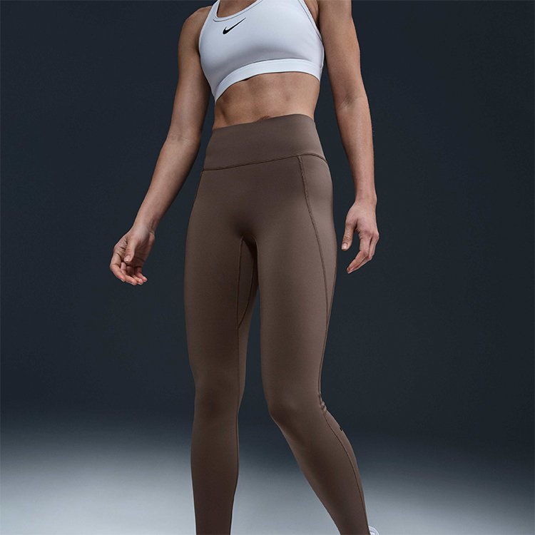 Легинсы Nike W NK DF UNIVERSA HR PKT TGHT / Женский / S / Коричневый photo 7