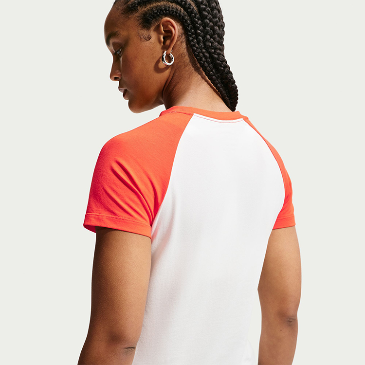 Tricou Nike W NSW NK CHLL KNT TEE RGLN M Bej Femei photo 3