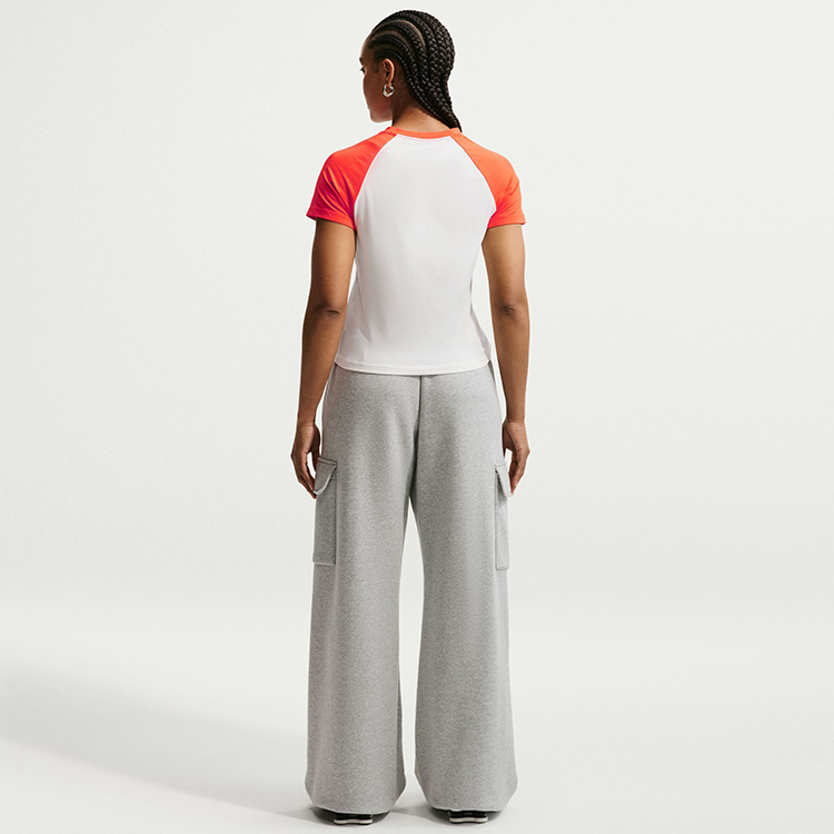 Tricou Nike W NSW NK CHLL KNT TEE RGLN M Bej Femei photo 4