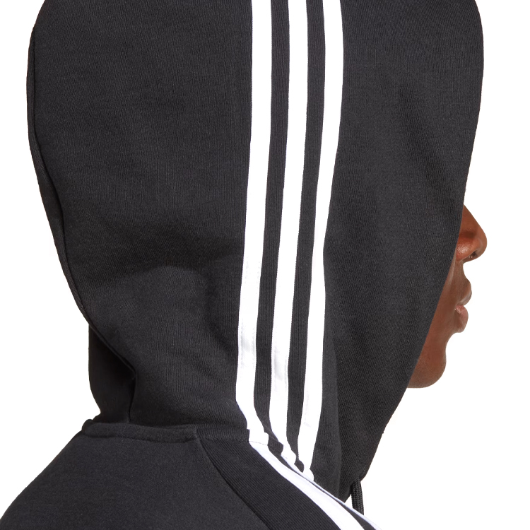 Мужская Толстовка Adidas M 3S FT FZ HD S Черный photo 5