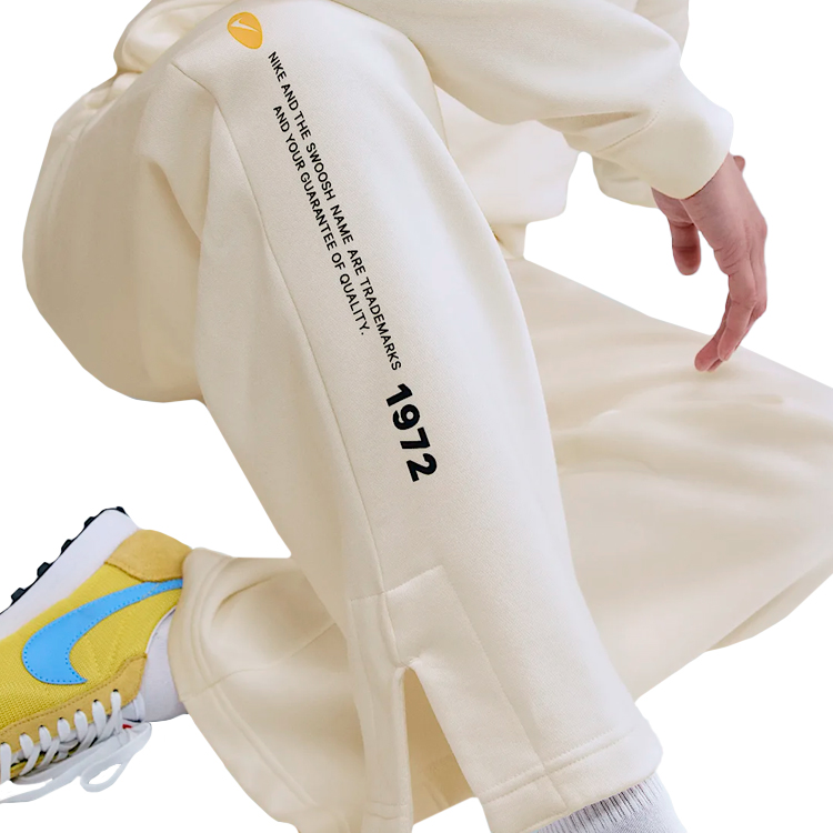 Pantaloni Nike W NSW CLASSIC+ WIDE LEG SPD S Bej Femei photo 3