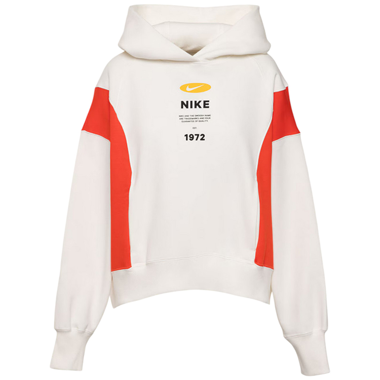 Jacheta Nike W NSW PHNX FLC REMIX OOS HDY S Bej Femei photo 2