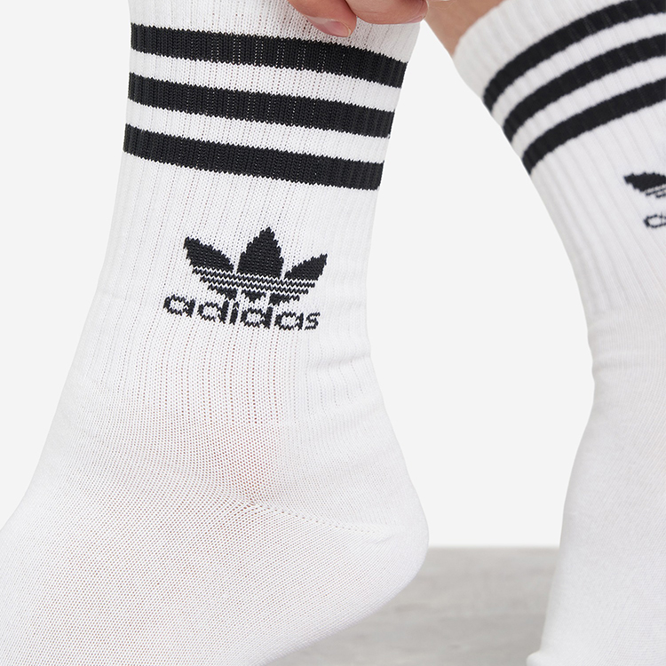 Sosete Unisex Adidas CREW SOCK  3STR XS Alb photo 5