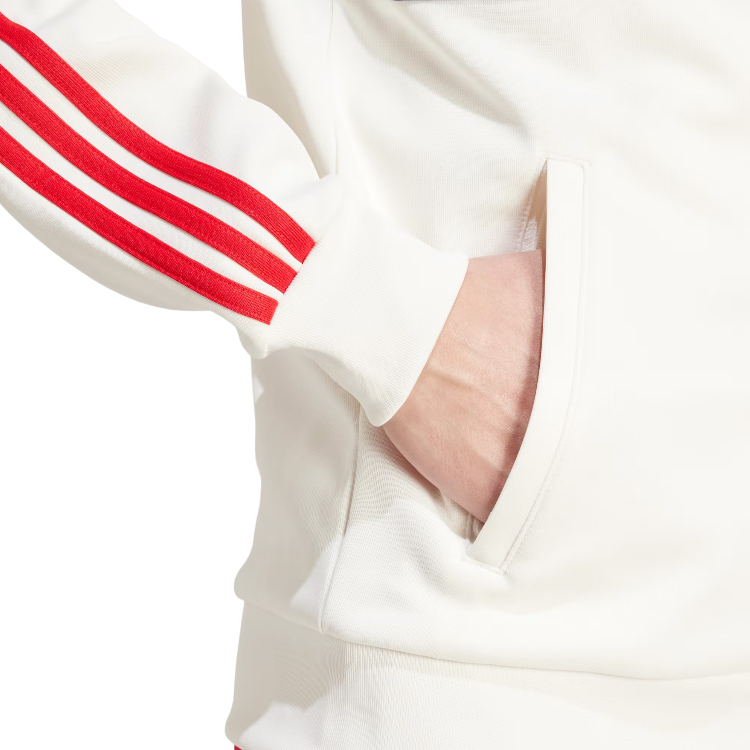 Hanorac pt bărbați Adidas THE FIRST TT S Alb photo 2