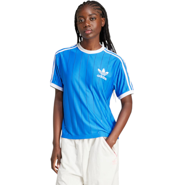 Tricou Adidas 3 S PNST TEE XXS Albastru Femei photo 4