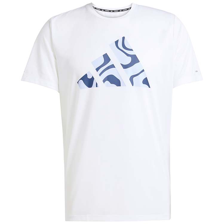 Футболка мужская Adidas RUN IT BL TEE M S Белый photo 7