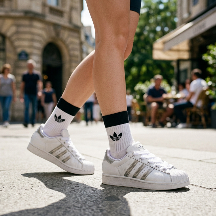 Incaltaminte Sport Adidas SUPERSTAR II W pt Femei / 36 / Alb photo 4