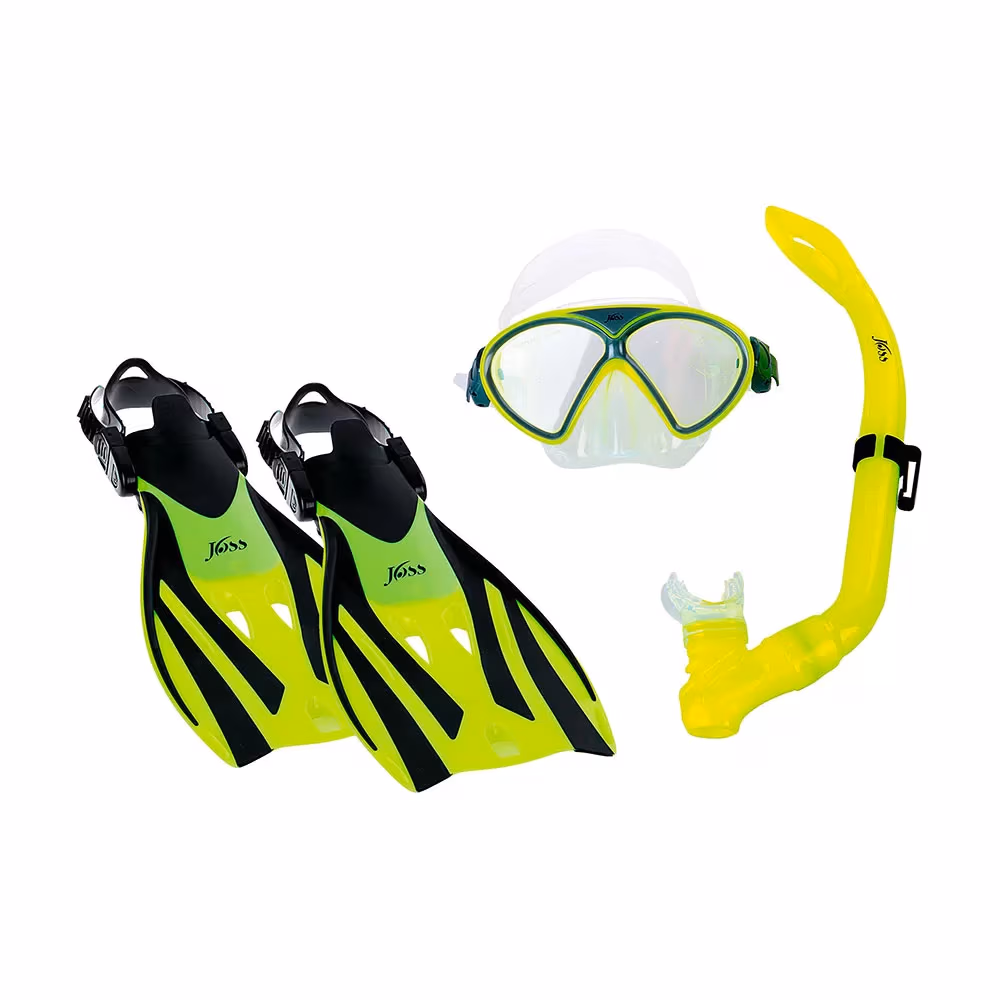 Набор плавательный Joss Set mask snorkel and flippers