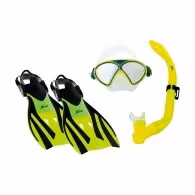 Set de inot Joss Set mask snorkel and flippers