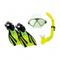 Комплект: маска,трубка,ласты Joss Set mask snorkel and flippers