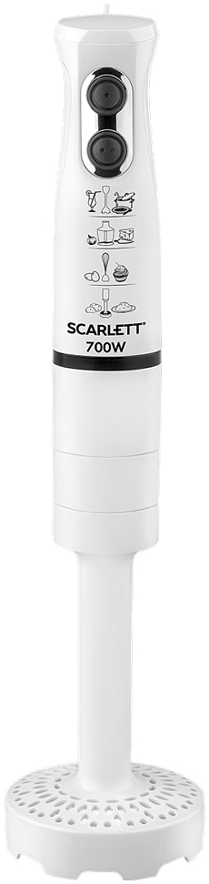 Blender Scarlett SCHB42M33, 600 ml, 700 W, 2 trepte viteza, Alb photo 3