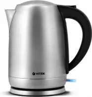 Чайник электрический Vitek VT7033, 1.7 л, 2200 Вт, Серебристый