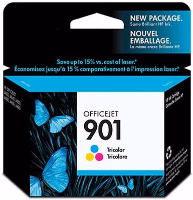 HP 901 (CC656AE) Ink Tri-Color Cartridge for HP Officejet J4580, HP Officejet J4660, HP Officejet J4680, 360 p.