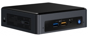 Mini PC (Barebone) Intel® NUC Kit NUC7i3DNH2E (Intel® Core™ i3-7100U 2C/4T 2.4GHz, 2x SO-DIMM DDR4(max32GB), 1x2.5 SSD/HDD", 1xM.2 PCIe X4, 1xM.2 22x30 (key E) slot, Intel® HD Graphics 620, 2xHDMI 2.0a; DP1.4, 4xUSB 3.0, 1xGbE LAN, WiFi AC /BT4.2) thumbnav 1