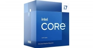 Intel® Core™ i7-13700F, S1700, 2.1-5.2GHz, 16C (8P+8Е) / 24T, 30MB L3 + 24MB L2 Cache, No Integrated GPU, 10nm 65W, tray
