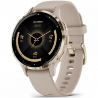 Garmin Venu 3S, French Gray / Soft Gold thumbnav 1