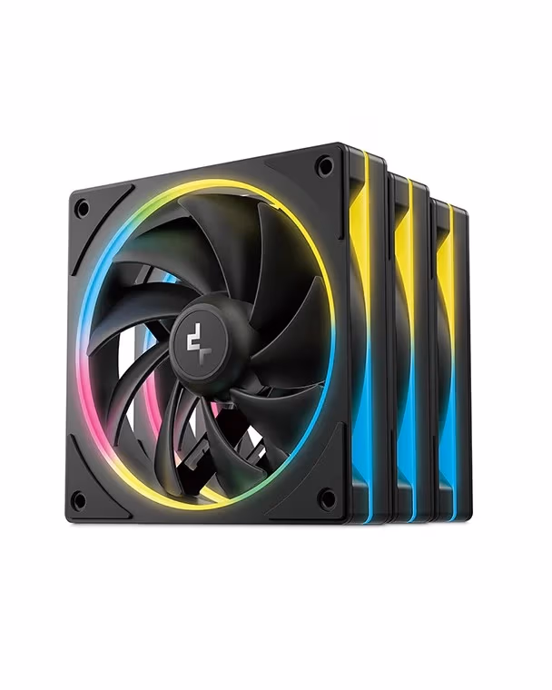 Кулер для корпуса DEEPCOOL FL12 SE 3-IN-1/ 3x120mm ARGB PWM fan/ Black