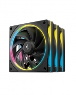 Кулер для корпуса DEEPCOOL FL12 SE 3-IN-1/ 3x120mm ARGB PWM fan/ Black thumbnav 1