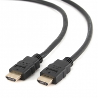 Cable HDMI  CC-HDMI4-15, 4.5 m, HDMI v.1.4, male-male, Black cable with gold-plated connectors, Bulk packing thumbnav 1