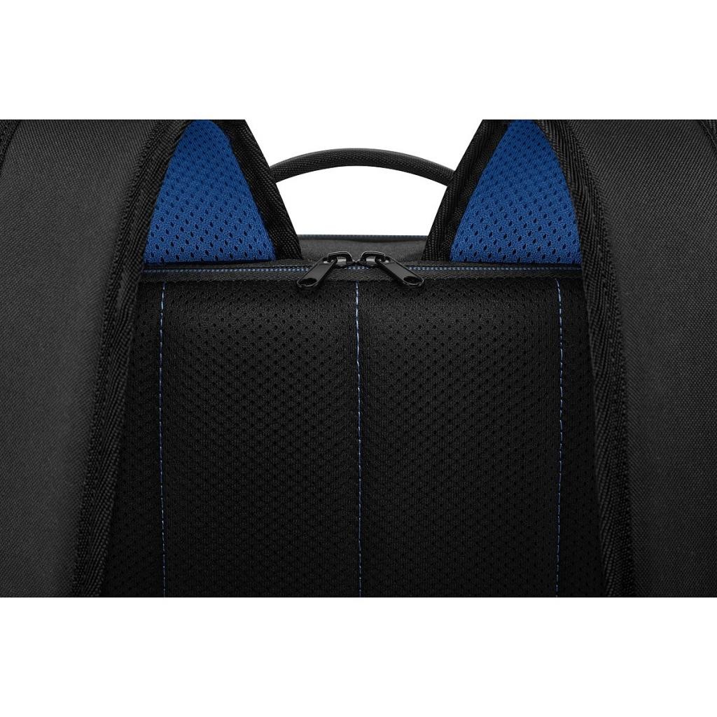15.6'' NB Backpack - Dell Essential Backpack , Water bottle holder, water resistant, zippered front pocket, reflective elements, foam padded laptop compartment, Black reflective printing (E51520P). photo 7