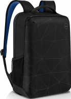 15.6'' NB Backpack - Dell Essential Backpack , Water bottle holder, water resistant, zippered front pocket, reflective elements, foam padded laptop compartment, Black reflective printing (E51520P). thumbnav 3