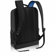 15.6'' NB Backpack - Dell Essential Backpack , Water bottle holder, water resistant, zippered front pocket, reflective elements, foam padded laptop compartment, Black reflective printing (E51520P). thumbnav 8