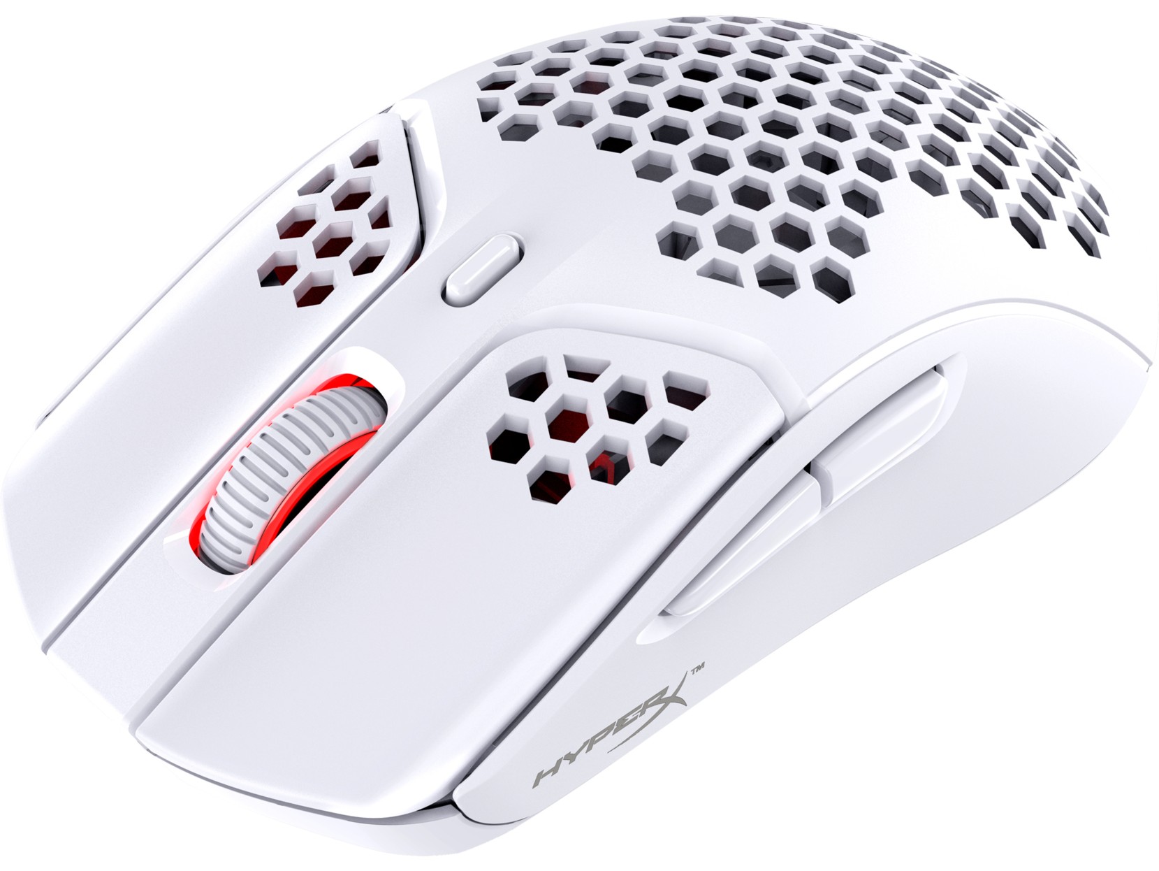 Mouse Gaming Wireless HYPERX Pulsefire Haste, White [4P5D8AA] photo 2