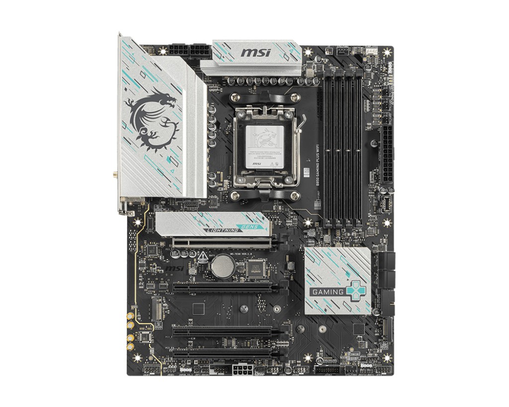 Материнская плата MSI B850 GAMING PLUS WIFI / AM5 / B850 / DDR5 / ATX photo 2