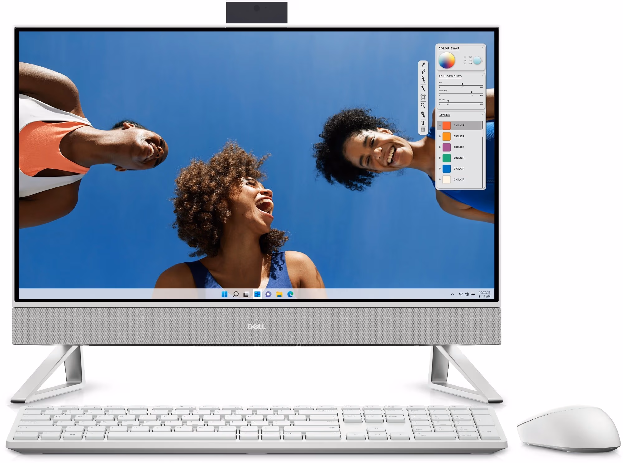 Моноблок 23,8” DELL lnspiron 5430/ Intel Core 7-150U/ 16GB / 1TB SSD/ Win10Home / Pearl White 
