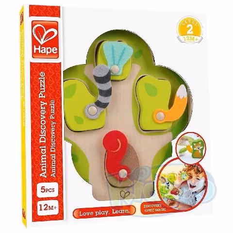 Hape E1616A Who'S In The Tree Puzzle