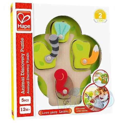 Hape E1616A Who'S In The Tree Puzzle