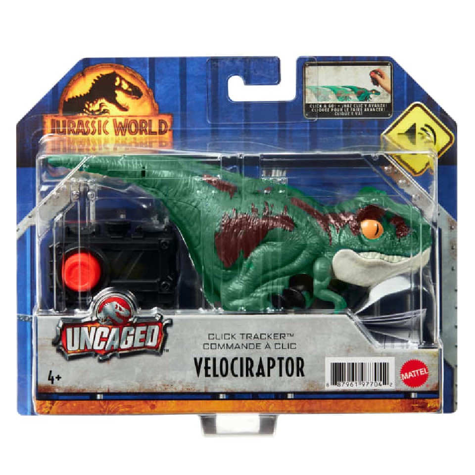 Jurassic World GYN41 Uncaged Click Tracker Velociraptor photo 1